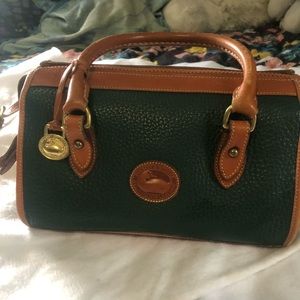 Vintage green Dooney and Bourke crossbody